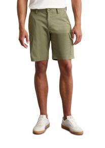 Marc O'Polo MARC O'POLO Herren Shorts "aus leichtem Bio-Baumwoll-Twill", grün, casual, Gr. 36, unifarben, Obermaterial: 98% Baumwolle, 2% Elasthan, Hosen