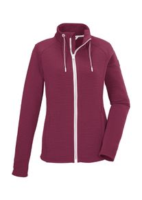 Killtec Damen Strickjacke "KOS 24 WMN FLX JCKT", rot, sportlich, Gr. 38, Oberstoff: 100% Polyester, Strickjacken, Damenjacke mit Comfort-Stretch und