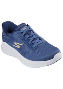 Skechers Herren Slip-On Sneaker "GO WALK NOW-PAYTON", Gr. 45, blau, Textil, sportlich, Schuhe, Trainingsschuh, Schnürschuh mit Handsfree Slip-ins