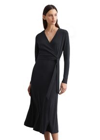 Marc O'Polo MARC O'POLO Damen Jerseykleid "aus TENCEL Lyocell", blau, casual, Gr. S, unifarben, Obermaterial: 66% Lyocell, 32% Baumwolle, 2% Elasthan; Futter: