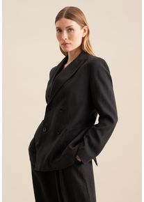 Seidensticker Damen Outdoorbluse "Schwarze Rose", schwarz, Gr. 36, unifarben, 100% Leinen, Blusen, Blazer Uni