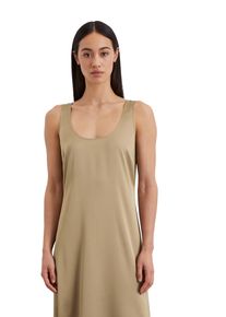 Marc O'Polo MARC O'POLO Damen Sommerkleid "aus Viskose-Stretch", beige, casual, Gr. 38, unifarben, Obermaterial: 96% Viskose, 4% Elasthan; Futter: 100% Nicht