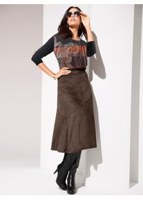 Ambria Damen Longshirt "Longshirt", bunt, Gr. 38, gemustert, 95% Polyester, 5% Elasthan, Shirts