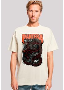 F4NT4STIC Herren T-Shirt "Pantera Venomous Snake", beige, casual, Gr. S, Obermaterial: 100% Baumwolle, Shirts, Premium Qualität