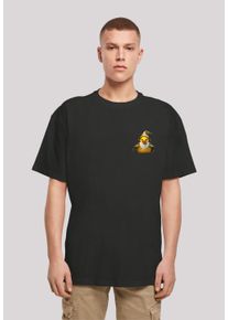F4NT4STIC Herren T-Shirt "Rubber Duck Wizard OVERSIZE TEE", schwarz, casual, Gr. XXL, Obermaterial: 100% Baumwolle, Shirts, Print