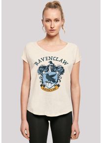 F4NT4STIC Damen T-Shirt "Harry Potter Ravenclaw Crest", beige, casual, Gr. S, Obermaterial: 100% Baumwolle, Shirts, Print