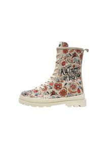 DOGO Damen Stiefelette "Gisele Autumn Is Back Damen Stiefel / Female", Gr. 36, beige, Lederimitat, Schuhe, Vegan