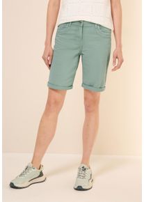 Cecil Damen Comfort-fit-Jeansmatcha grün, casual, Gr. 28, unifarben, Jeans, 98% Baumwolle, 2% Elasthan, Jeans, 5-Pocket-Style