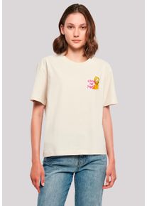 F4NT4STIC Damen T-Shirt "Wickie Know Your Power", weiß, casual, Gr. XS, Obermaterial: 100% Baumwolle, Shirts, Nostalgie, Retro Print, Kinderserie