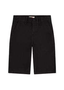 LEVI'S KIDS Jungen Bermudas, schwarz, casual, Gr. 16, unifarben, Web, Obermaterial: 97% Baumwolle, 3% Elasthan, Hosen, aus Baumwoll-Stretch, for BOYS
