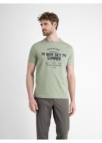 Lerros Herren T-Shirt "Lerros Herren T-Shirt mit Brustprint"tinted grau, Gr. XL, 100% Baumwolle, Shirts