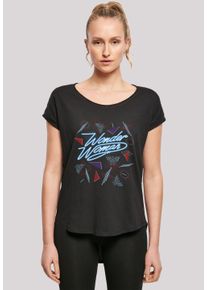 F4NT4STIC Damen T-Shirt "DC Comics Wonder Woman 84 80s Mix", schwarz, casual, Gr. L, Obermaterial: 100% Baumwolle, Shirts, Print