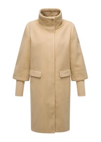 Navahoo Damen Langmantel "Polarblüte 14", beige, modisch, Gr. XS, Oberstoff: 90% Polyacryl, 10% Viskose, Innenfutter: 100% Polyester, Ärmelfutter: