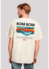 F4NT4STIC Herren T-Shirt "Bora Bora Leewards Island", beige, casual, Gr. XL, Obermaterial: 100% Baumwolle, Shirts, Premium Qualität