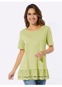 Classic Basics Damen Longshirt "Longshirt", grün, Gr. 44, unifarben, 100% Baumwolle, Shirts