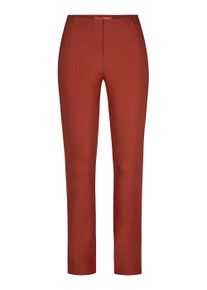 Stehmann Damen Stretch-Hose, braun, casual, Gr. 46, unifarben, Obermaterial: 72% Viskose, 25% Polyamid, 3% Elasthan, Hosen, mit Schlitz