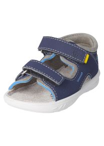 Kinder Lauflernschuh "Mantu WMS: mittel", Pepino BY RICOSTA, Gr. 24, blau, Lederimitat, Textil, kontrastfarbene Details, casual, Schuhe, Sandale mit