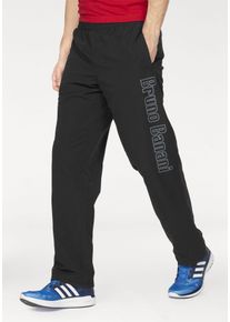 Bruno Banani Herren Sporthose, schwarz, sportlich, Gr. S, Obermaterial: 100% Polyester. Futter: 100% Polyester, Hosen, mit verstellbarem Hosensaum