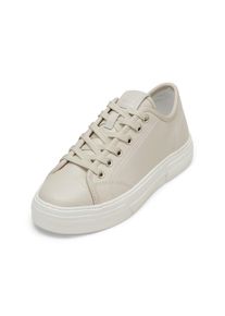 Marc O'Polo MARC O'POLO Damen Sneaker "aus hochwertigem Rindleder", Gr. 39, grau, Obermaterial: 100% Leder, unifarben, Schuhe