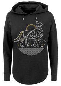 F4NT4STIC Damen Kapuzenpullover "F4NT4STIC Damen", schwarz, casual, Gr. S, unifarben, 100% Baumwolle, Pullover