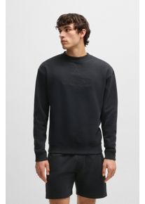BOSS Herren Sweatshirt "David", Gr. S, schwarz, Sweatware, Obermaterial: 100% Baumwolle, Sweatshirts