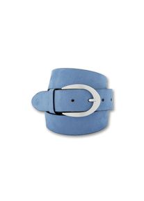 Bernd Götz BERND GÖTZ Damen Ledergürtel, blau, Gr. 80, Obermaterial: 100% Rindsleder, Gürtel
