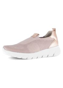 Gabor Damen Slip-On Sneaker, Gr. 43, rosa, Textil, Ziegenleder, unifarben, sportlich, Schuhe, Slipper, Halbschuh mit Best Fitting für komfortable
