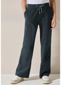 Cecil Damen Culotteslate khaki, casual, Gr. L, unifarben, Web, Stoff, 65% Baumwolle, 32% Polyester, 3% Elasthan, Hosen, High Waist