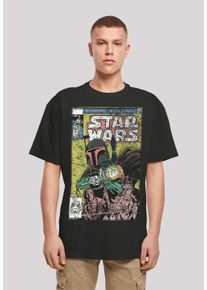 F4NT4STIC Herren T-Shirt "Star Wars Boba Fett Comic", schwarz, casual, Gr. 4XL, Obermaterial: 100% Baumwolle, Shirts, Print