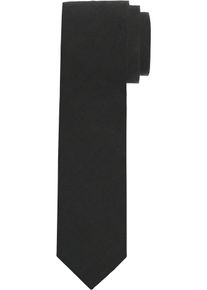 OLYMP Damen Krawatte "Seidenkrawatte", schwarz, klassisch, unifarben, Seide, Krawatten