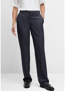 Cinque Damen Anzughose "CIHOMME", blau, casual, Gr. 44, unifarben, Web, Obermaterial: 53% Polyamid, 43% Schurwolle, 4% Elasthan, Hosen, Mit
