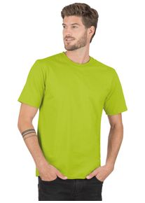 TRIGEMA Herren T-Shirt "TRIGEMA T-Shirt DELUXE Baumwolle", gelb, Basic, Gr. 4XL, 100% Baumwolle, Shirts