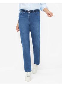 Damen 5-Pocket-Jeans "Style PATTI STRAIGHT", grau, Gr. 18, RAPHAELA BY Brax, 82% Baumwolle, 12% Lyocell, 5% Elastomultiester, 1% Elasthan, Jeans
