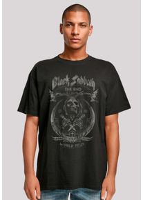 F4NT4STIC Herren T-Shirt "Black Sabbath The End World Tour", schwarz, casual, Gr. 4XL, Obermaterial: 100% Baumwolle, Shirts, Premium Qualität