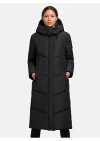 Khujo Damen Steppmantel "Sonje6", schwarz, Basic, Gr. XS, Material: 100% Polyester, Futter: 100% Nylon, Wattierung: 100% Polyester, Mäntel,