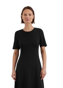 Marc O'Polo MARC O'POLO Damen Jerseykleid "aus OCS Blended TENCEL Modal", schwarz, Gr. XS, unifarben, Obermaterial: 48% Modal, 47% Baumwolle, 5% Elasthan;