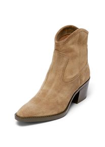 Marc O'Polo MARC O'POLO Damen Stiefel "aus softem Veloursleder", Gr. 41, braun, Obermaterial: 100% Leder (Rind), unifarben, Schuhe
