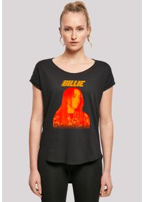 F4NT4STIC Damen T-Shirt "Billie Eilish Portrait", schwarz, casual, Gr. XL, Obermaterial: 100% Baumwolle, Shirts, Premium Qualität