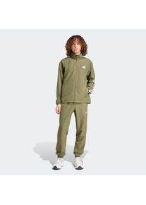 Herren Trainingsanzug "M 3S WV TT TS", grün, sportlich, Gr. M, adidas Sportswear, Obermaterial: 100% Polyester, Sportanzüge, drei Streifen Woven