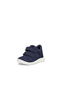 Ecco Kinder Lauflernschuh "SP.1 LITE INFANT", Gr. 25, blau, Leder, Textil, casual, Schuhe, Babyschuh, Klettschuh, Sneaker mit praktischen