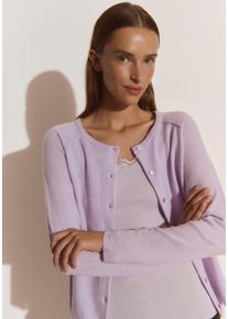 rosemunde Damen Strickjacke "LAICA", lila, klassisch, Gr. M, unifarben, Strick, Obermaterial: 70% Wolle, 30% Kaschmir, Strickjacken, mit Wolle und