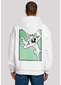 F4NT4STIC Herren Kapuzenpullover "Looney Tunes Bugs Bunny Funny Face", weiß, casual, Gr. XL, Obermaterial: 100% Baumwolle, Pullover, Print
