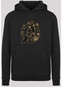 F4NT4STIC Herren Sweatshirt "F4NT4STIC Herren", schwarz, Gr. S, unifarben, 65% Baumwolle, 35% Polyester, Sweatshirts