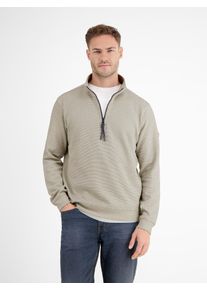 Lerros Herren Sweatshirt "Lerros Unifarbener Sweattroyer für Herren", weiß, Gr. M, 90% Baumwolle, 10% Polyester, Sweatshirts