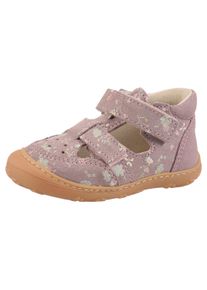 Kinder Lauflernschuh "Eni WMS: mittel", Pepino BY RICOSTA, Gr. 19, rosa, Veloursleder, geblümt, casual, Schuhe, Sommerschuh, Print, WMS-System,