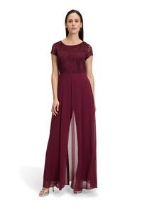 Vera Mont Damen Overall "Vera Mont Jumpsuit kurzarm", rot, elegant, Gr. 48, Obermaterial: 95% Polyester, 5% Elasthan. Besatz: 100% Polyester. Futter: