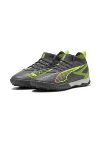 Puma Kinder Fußballschuh "ULTRA 5 MATCH TT Mid Fußballschuhe Jugendliche", Gr. 33matte aged silber gelb alert blau gray, Obermaterial: Textil,