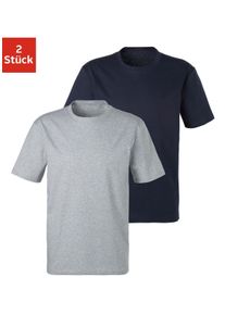 Herren T-Shirt, grau, Basic, Gr. S, BENCH. LOUNGEWEAR, unifarben, Obermaterial: 100% Baumwolle, Shirts, Basic in uni