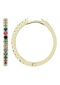 Adelia´s ADELIA ́S Damen Paar Ohrhänger, Damen, Gelbgold 333, silber, Gelbgold 333, Ohrringe