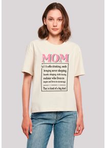 F4NT4STIC Damen T-Shirt "Muttertag Pink Unconditional Love Family", weiß, casual, Gr. S, Obermaterial: 100% Baumwolle, Shirts, Premium Qualität